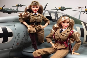 barbie dolls in second world war as combat pilots jawohl