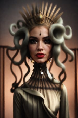 queenlike woman obscure godlike being fashion photo shoot fantasy bizarre