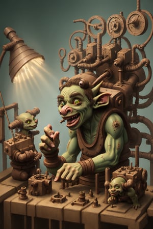 goblin engineers doing goblin machinery weird