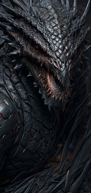 Create a photo realistic of dragon humanoid, face covered by dragon scales, raven black wing, aggressive, furious,More Detail, facing the viewer, ,Dragon