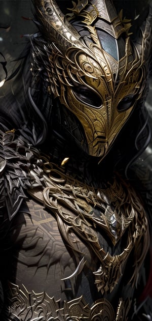 Create a photo realistic  image of anubis in futuristic full body armor . high detailed, sharp focus, black and gold armor, Anubis sitting in throne.