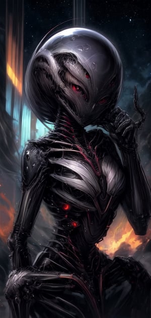 alien_girl traveled to earth , to find lost life.alie looks humanoid, light coloured, red eyes, peaceful, attractive,    ,.,