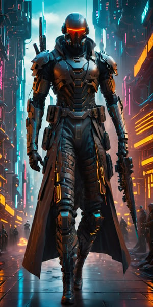 Generate an intricately detailed and visually captivating image of a modified cyberpunk templar squad fiercely protecting the bustling cyberpunk city. Craft the members of the squad with cutting-edge cybernetic enhancements, advanced weaponry, and futuristic tactical gear that seamlessly integrates technology with their combat prowess. Pay meticulous attention to the details of each squad member, highlighting their unique modifications and expressions that convey a sense of discipline and determination. Position the squad strategically within the neon-lit cityscape, with towering skyscrapers and futuristic elements enhancing the cyberpunk aesthetic. Utilize dynamic lighting to accentuate the gleam of cybernetic enhancements and create an atmosphere that evokes the tension of an imminent threat. The goal is to generate a highly immersive representation that showcases the strength and unity of a modified cyberpunk templar squad as they stand guard against potential threats in the heart of the cyberpunk city, highly detailed, sharp focus.8k,DonMCyb3rN3cr0XL 