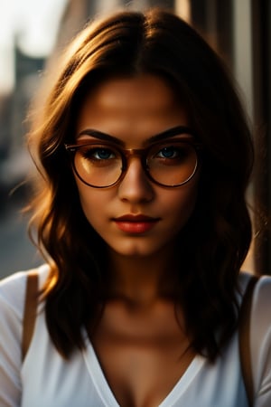 High-definition, full-body photograph of a beautiful girl featuring stylish eyeglasses, midday, natural lighting. The image should depict a girl as a compelling character in a story yet to unfold.,,perfecteyes eyes,photo of perfecteyes eyes,