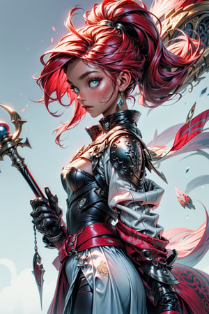 (masterpiece),  best quality,  1girl with long white hair,  warrior,  holding_magic staff,  casting red magic,  , castles,  dragon fly,  glowing,  wide shot,  flying,  acient temples,  intricate details,  pink particles swirling , EnvyBeautyMix23,  fantastic vibe,  finalfantasy,  perfect anatomy,  , KATARINA,
,EnvyBeautyMix23