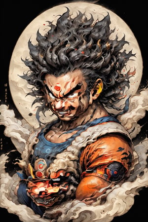 ((masterpiece, best quality))Son Goku,oni style