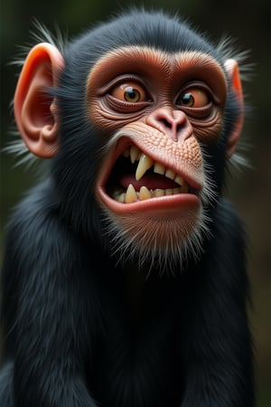 funny animals,
evil monkey