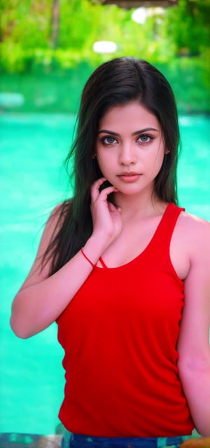 Raw photo of (27yo  Beautiful woman:1.1) (best quality, highres, ultra-detailed:1.2), 5 finger , dark  colour grading, ((Moody)), sony a7iii SLR photoshoot, red, blue, black, yellow, orange, cinematic colour grading, Moody colour grading, vilot, glowing dimond, glowing eyes, realistic Raw photo, realistic lighting, exotic beauty, exotic beauty, mesmerizing eyes,Mallu ,perfect