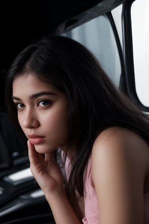 (ultra realistic,best quality),photorealistic,Extremely Realistic, in depth, cinematic light,hubgwomen,hubg_beauty_girl,

car, from side, , cyberpunk, neon lights, pink theme, indoors, transparent

intricate background, realism,realistic,raw,analog,portrait,photorealistic,Big eyes,Mallu 