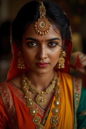 Beautiful women in saree, This breathtaking photograph, shot on a Canon 1DX with a 50 mm f/2.8 lens, beautifully showcases the raw and authentic beauty of life. Navel exposed, high resolution 32k image quality,Girl25yo,Details,ആതിര