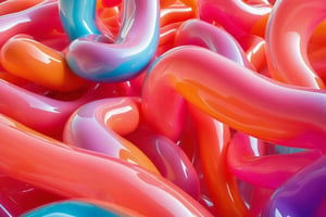 abstract, (latex:2), (pvc), goemetric flow, ,6000, ink scenery, (transparent), translucent, curvy shapes, kinky abstract,  pastel, vibrant