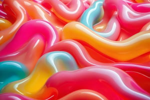 abstract, (latex:2), (pvc), flowing, ,6000,ink scenery, (transparent), translucent, curvy shapes, kinky abstract,  pastel, vibrant