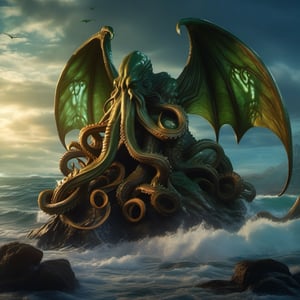 masterpiece , Cthulhu, extremely detailed:1.2), super hd, 8k, (intrincate details:0.8), hyper realistic, professional photo, exceptional,