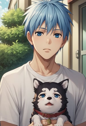 score_9, score_8_up, score_7_up, score_6_up, detailed, ,source_anime, male focus
tetsuya kuroko, blue hair, blue eyes,tetsuya2, dog