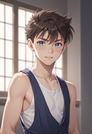   score_9, score_8_up,  score_7_up, score_6_up, highly detailed, masterpiece, best quality,detailed,intricate details, amazing quality, best aesthetic, absurdres, kaito_1412, brown hair, blue eyes,1boy