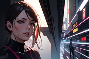 (4k), (masterpiece), (best quality), (extremely intricate), (realistic manga art anime), (sharp focus), (cinematic lighting), (extremely detailed), sci-fi theme, synth-wave, cyberpunk

1girl

Backgound, vibrant cyberpunk city,1 girl,SAM YANG,yuzu