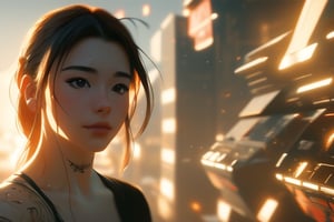 (4k), (masterpiece), (best quality), (extremely intricate), (realistic manga art anime), (sharp focus), (cinematic lighting), (extremely detailed), sci-fi theme, synth-wave, cyberpunk

1girl

Backgound, vibrant cyberpunk city,1 girl,SAM YANG,yuzu
