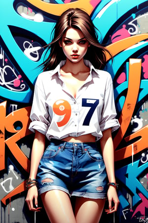 (Fashion Illustration:1.3) (Graffiti Urban Style Fashion:1.3) BREAK (Text "97":1.6),(Fractal Art: 1.3), (Colorful Colors), ト
(8K, RAW shooting, Best quality, Masterpiece), High resolution RAW color profile, (Realistic, Photorealism: 1.37), (Best quality), (Best shadow), (Best illustration), (Realism: 1.2), (Exquisite details) ((Masterpiece, Best quality)), (Realistic photo: 1.4), (Exquisite details), (eroticism: 1.4), 1 person, Female, 20 years old, Mysterious beautiful girl, Perfect proportions, Perfect anatomy, Perfect face, Brown hair, Short hair, Female expression in heat, closed eyes, parted lips, Blushed cheeks, White lace tops shirt, Indigo blue denim skirt, sandal, Back view, Looking at the viewer, 