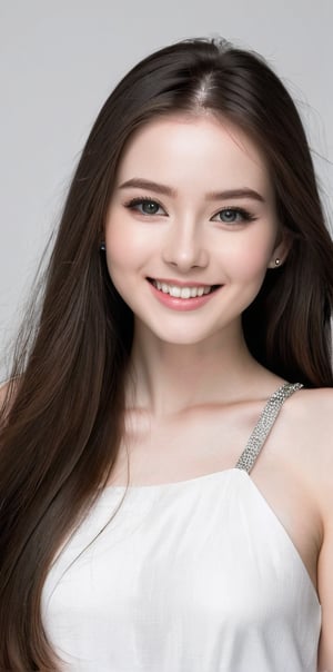 




	woman, random color eyes, fully hair, pale white skin, 
	shiny small accessories, very little light makeup, 
	abstract white-black background, (white black background:1.1), 
	best photo quality, clear detailed texture, canon eos 80d photo, 
	smile, leaning standing pose, 
extra details texture, absolute realistic photo, long straight hair.