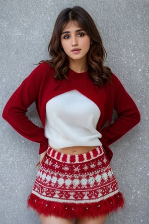 Red sweater 