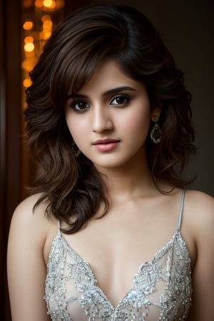 photorealistic,  masterpiece,  best quality,  raw photo,eyes of hot  Indian seductress Shirley setia, dynamic lighting,  intricate detail,  highres,  hdr,