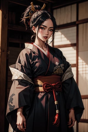 Ancient samurai , samurai girl, ancient samurai era, supernatural beauty