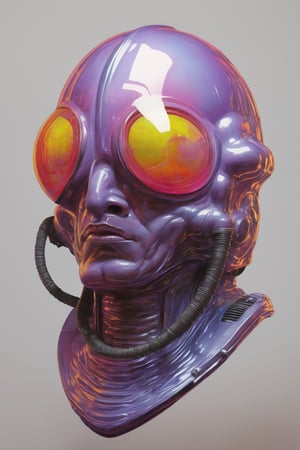 ACIDMELT Helmet, Retro Futurism