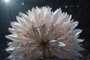 (castle:1.2),(complex petal structure:1.6),spit big light,space background,entanglement, crystal and silver entanglement Negative prompt: EasyNegative, badh,