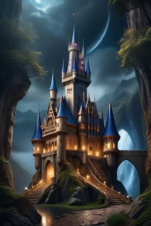 fantastic and mystical castle