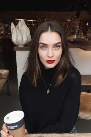 A young woman, half-length, with a slight smile and looking at the camera. Perspective and quality: frontal, 10k, focus on face, high detail. Determining mood: hyperrealistic, [Midjourney] style, white background, soft light, vivid colors. Subject/Scene: symmetrical face, pure blue almond-shaped eyes, crystal clear looking skin, realistic looking eyes, long straight blonde hair, red lips, thin eyebrows, long eyelashes, silver eyeshadow.