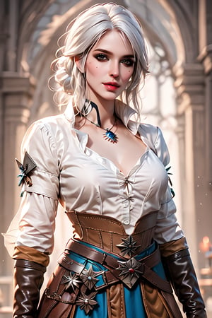 score_9, score_8_up, score_7_up, masterpiece, ultra detailed, 1 female,realistic,ntpn,solo, ciri (the witcher) cosplay