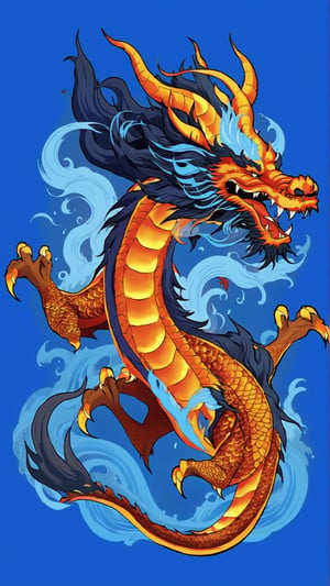 High Quality, Lossless, Clean, Raw, High Quality, Lossless, Clean, Raw, HD, Strange Dragón, 
Multires noise a dragon, flame, open mouth, chinese dragon, horns, teeth, no humans, fangs fire, sharp teeth, claws, dragon scales, eastern dragon, breathing fire ,Strange Dragón, blue flames, in sky, realistic 