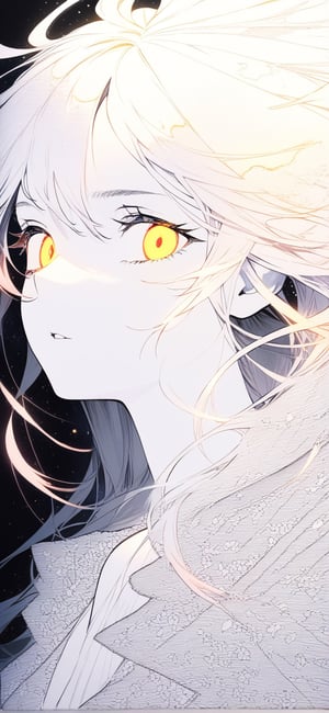 1girl, (((glow art, glowing eyes, glowing hairs))) 


, simple background, High detailed , Detailed face, highres, masterpiece