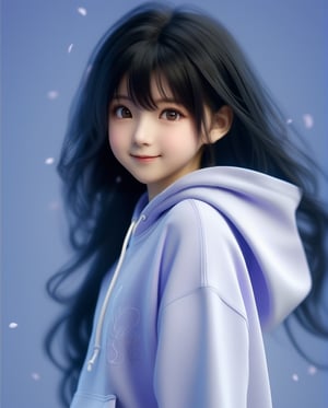 Happy hinata hyuga,女孩,旗袍,Dream, 10 year cute girl on a Light lavender or light blue attire hoodie, in the style of yuumei, realistic hyper - detailed rendering, yumihiko amano, zhang jingna, wiccan, trace monotone, rtx on ,細緻的背景,indian boy, various poses 