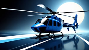 4k, masterpiece, Iabstract helicopter, (trendwhore style:1.4), abstract art, abstract sunlight, abstract   blue theme. sharp details. BREAK highest quality, detailed and intricate, original artwork, trendy, vector art, award-winning, artint, SFW, ,night city,DonMW15pXL,