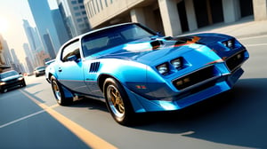 4k, masterpiece, 1981 pontiac firebird esprit (trendwhore style:1.4), abstract art, abstract sunlight, abstract blue theme. frontal and side view, cityscape background, sharp details. BREAK highest quality, detailed and intricate, original artwork, trendy, vector art, award-winning, artint, SFW, ,night city,DonMW15pXL,