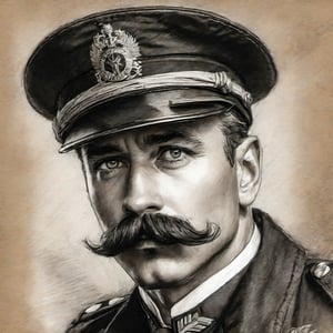 Intricate action film, portrait of a 1900's ship captain, moustache, in motion, cinematography, raw photography, pencil, oil paint,
Grzegorz Rosiński, Gabriele Dell'otto, pencil sketch,pencil sketch