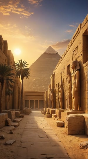 the atmosphere of Ancient Old Kingdom egypt