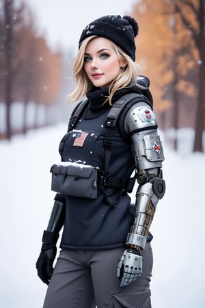 a girl,Winter Soldier,Prosthesis,Arm Prosthesis,Mechanical Arm