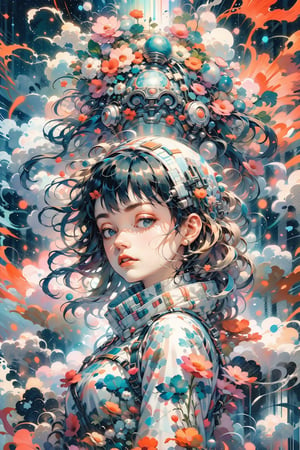 high resolution,  ultra detailed,  (masterpiece:1.4), taeri,  busty, super photo realistic illustration, highres, ultla detailed, absurdres,  best quality,

from side shot, looking away, close up shot, face focus, head shot, tilt head,

1 beautiful woman, flower dress, colorful, darl background, flower armor, vibrant color theme, exposure blend,  bokeh, (hdr:1.4), high contrast,  (cinematic,  teal and orange:0.85),  (muted colors,  dim colors,  soothing tones:1.3),  
BREAK

(god bless you:1.3),
compassionate expression, empathetic, caring, kind, content expression, satisfied, pleased, gratified, thoughtful expression, pensive, reflective, contemplative, determined expression, resolute, purposeful, firm,
BREAK

(colorful:1.5), glowing lights, pillar of lights, blooming light effect, papier colle, paper collage, layered compositions, varied textures, abstract designs, artistic juxtapositions, mixed-media approach,
(Zentangle:1.5), structured patterns, meditative drawing, intricate designs, focus and relaxation, creative doodling, artistic expression, dragonbaby,