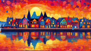 oil painting concept art, vibrant color, 

The Southern Star Atlas, (Teppei Sasakura style:1.5),  (Pointillism:1.3), (papercutting:1.2), cutout picture, (HDR:1.4), high contrast, 

Create a whimsical and vibrant port townscape with colorful, fantastical buildings,flower in front of buildings shore of a port town The color palette should include vibrant colors with contrasting highlights and shadows to give depth, The brushwork is smooth with clean lines for the buildings and more fluid strokes for the sky and water reflections, The overall art style evoke elements of surrealism mixed with folk art, Draw inspiration from artists like Marc Chagall for dreamlike scenes and Joan Miró for bold colors and shapes, snset, shining crescent moon,

a image for a póster of psytrance festival, contains fractals, spiritual composition, the imagen evoke happiness and energy. the imagen contains organic textures and surreal composition. some parts of the image evoke a las trip,