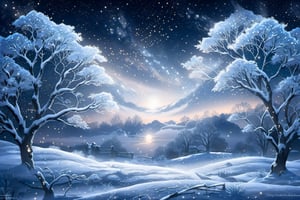Capture the ethereal beauty of  a winter snowing night serenity with this enchanting wallpaper. Immerse yourself in a celestial dreamscape as the soft glow of the snow paints a silver masterpiece across the winter night sky. The velvety darkness is punctuated by the gentle radiance of snow, casting a mesmerizing dance of shadows and highlights. Each subtle snow reflection creates a tranquil ambiance, perfect for moments of reflection and relaxation.



,more detail XL