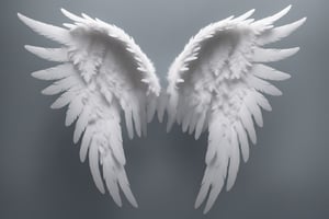 masterpiece, best quality, Arfang Photo realistic image of an angels wings with feathers