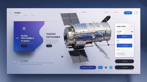 hubble, futuristic, UI-UX Style