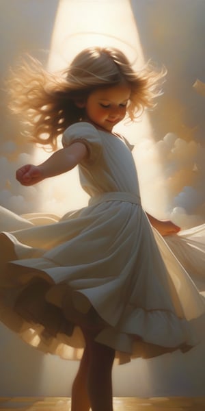 (heavenly beauty, angel twirling by Craig Davison), (masterpiece, best quality:1.4), (renaisance:1.2), full body, female, long hair, god rays, ultra_realistic:1.4, source_real,more detail XL