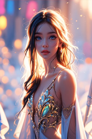 (long hair:1.4), masterpiece, ultra-detailed, detailedface, detailedeyes, desktop_background, perfect eyes, rays, auras, vivid colors, wlop, aphrodite, beautiful face, cute face, bright eyes, full_body, 6000, 1 girl, Wlop,SAM YANG