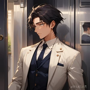 Score_9, Score_8_up, Score_7_up, Score_6_up, Score_5_up, Score_4_up,aa man black hair, sexy guy, wearing a suit, waiting for the elevator,sexy pose,waiting for the building when hi works,
ciel_phantomhive,jaeggernawt,Indoor,frames,high rise apartment,outdoor