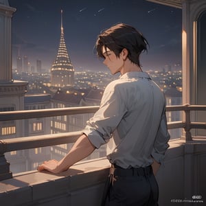 Score_9, Score_8_up, Score_7_up, Score_6_up, Score_5_up, Score_4_up,aa man black hair, sexy guy, standing on the balcony of a building,city, night,looking at the front building, wearing a grey shirt, sexy pose,leaning on the railing,drinking a cup of te,
ciel_phantomhive,jaeggernawt,Indoor,frames,high rise apartment,outdoor