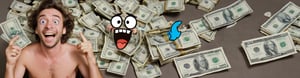 Photo doodle, Lots of money, laughing