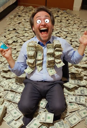 Photo doodle, Lots of money, laughing